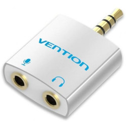 Adaptador Audio Vention BDBW0/ Jack 3.5 Macho - 2x Jack 3.5 | APLIUM