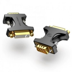VGA Male To DVI Female Adapter Black | APLIUM