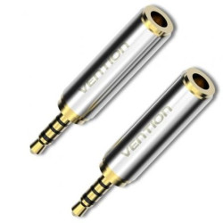 Adaptador Jack Vention VAB-S02/ Jack 2.5 Macho - Jack 3.5 He | APLIUM