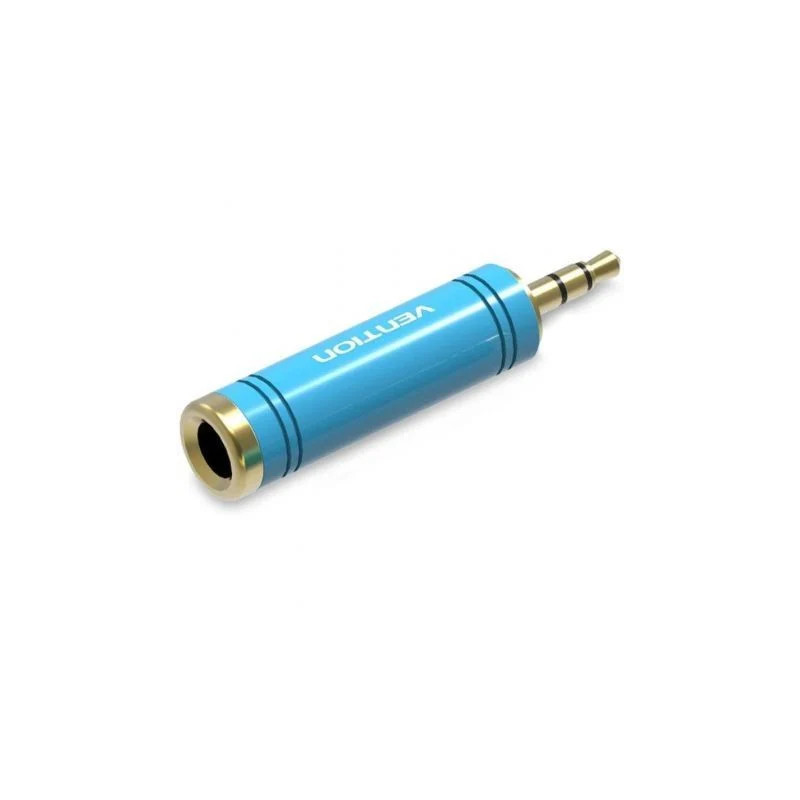 3.5MM Male To 6.35MM Female Aud Io Adapter Blue Aluminum All | APLIUM