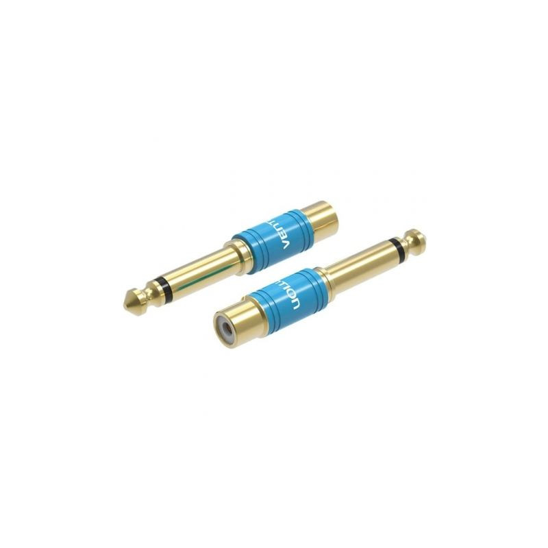 Adaptador Jack Vention VDD-C03/ RCA Hembra - Jack 6.5 Macho/ | APLIUM