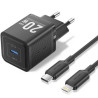 Cargador de Pared GaN Vention TZ-FEPB0-EU-02/ 1xUSB Tipo-C + | APLIUM