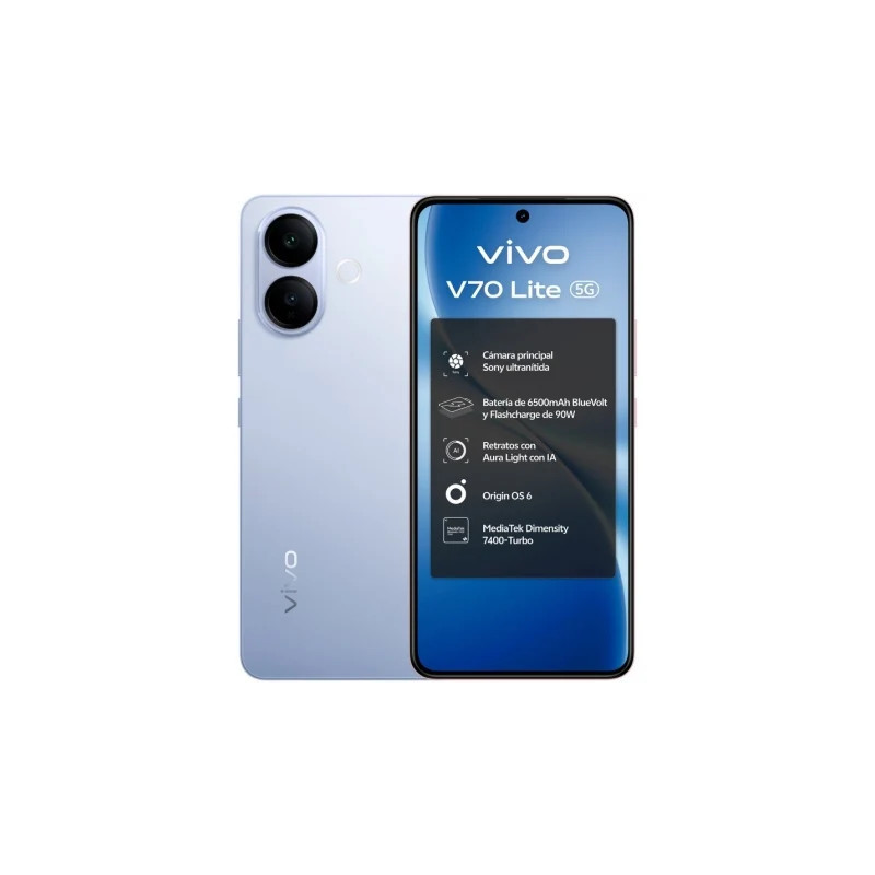 Smartphone Vivo V70 Lite 6GB/ 256GB/ 6.77"/ 5G/ Azul | APLIUM