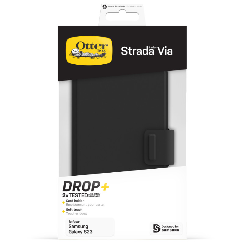 OtterBox Strada Via Samsung S23 Black