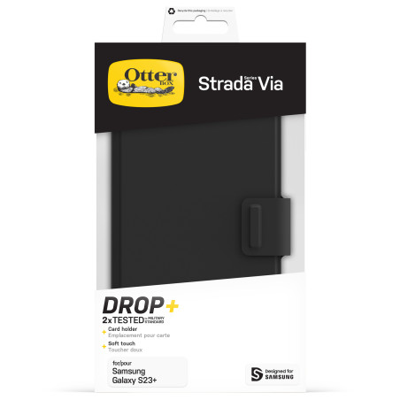 OtterBox Strada Via Samsung S23+Black