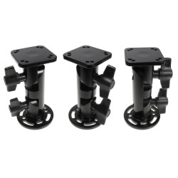 Pedestal Mount with wingnut 4"
