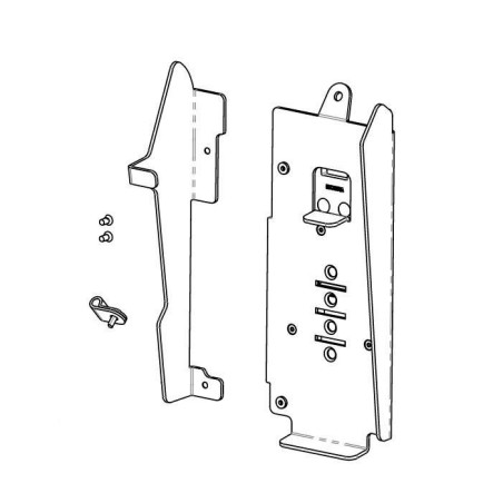 Metal FlexiPole Backplate for
