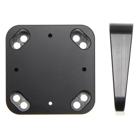 Mounting plate Angled