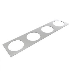 Powerdot 4-line Metal Frame,