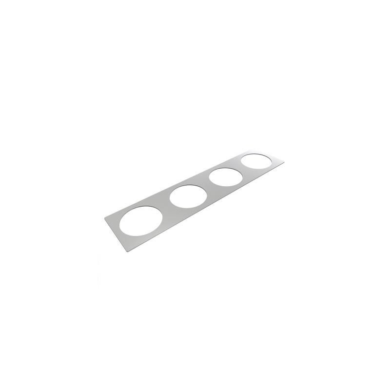 Powerdot 4-line Metal Frame,