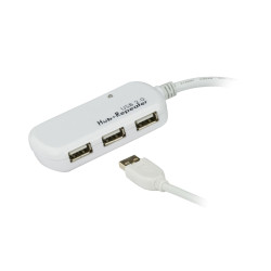 Aten Cable Extensor USB 2.0 De 12 M Con Hub De Cuatro Puerto | APLIUM