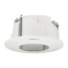 White in-ceiling, flush mount