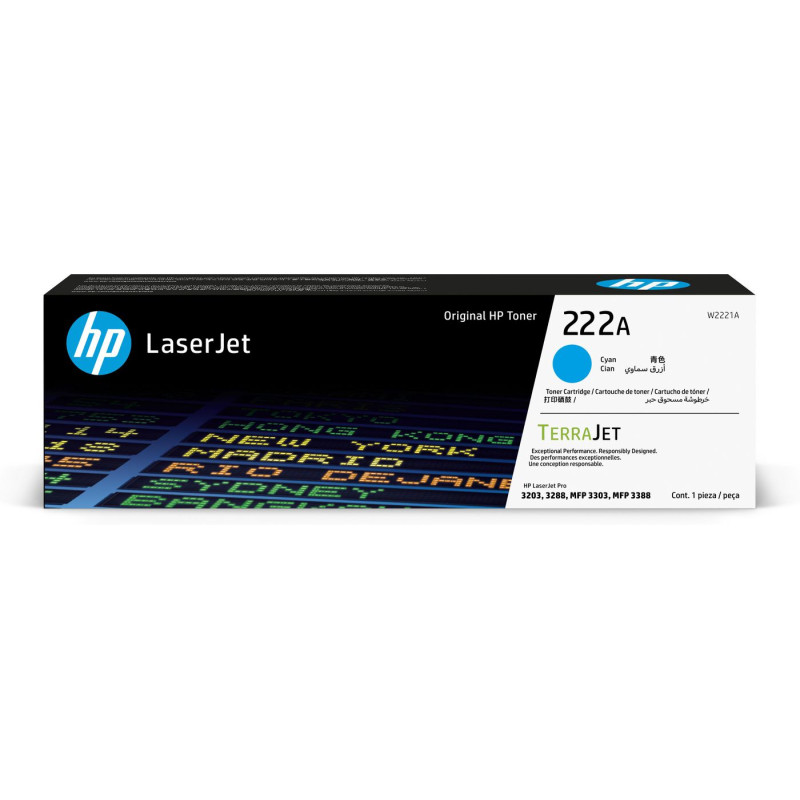 HP 222A Cyan Original LaserJet Toner Cartridg | APLIUM