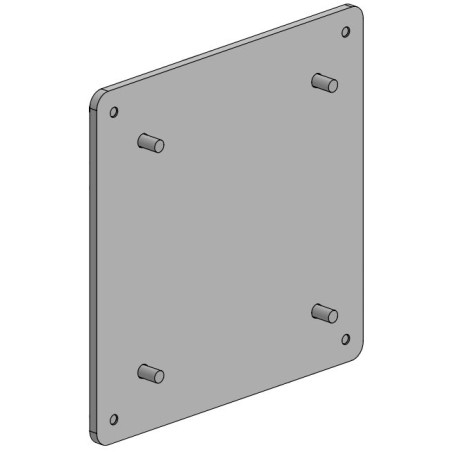 VESA 100 to 75 adapter -BLACK-