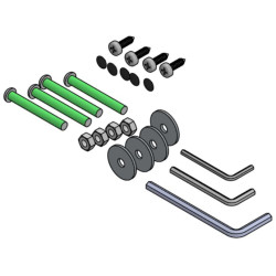 Fixing kit with Allen Keys