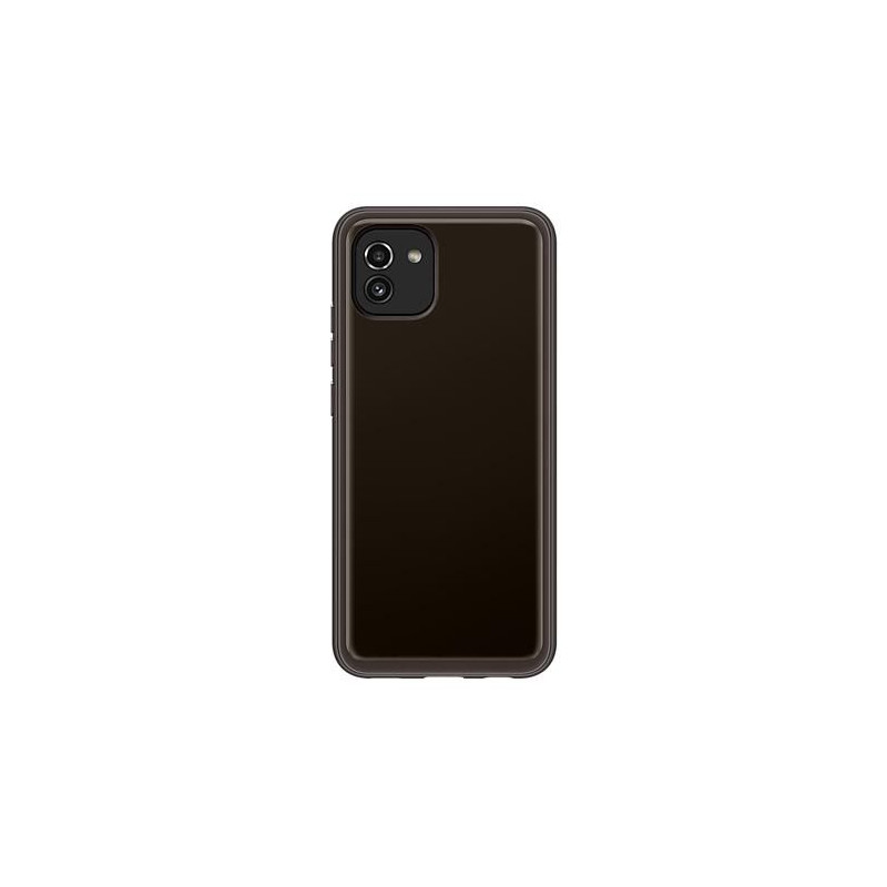 Galaxy A03 Black Soft Clear