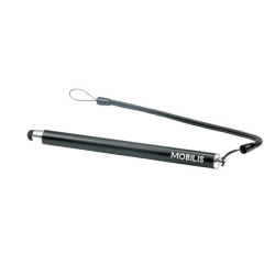 Pack Of 10 Black Capacitive Stylus Matte BLACK+SPIRAL Cord | APLIUM