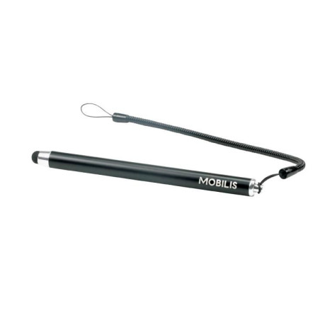 Pack Of 10 Black Capacitive Stylus Matte BLACK+SPIRAL Cord | APLIUM