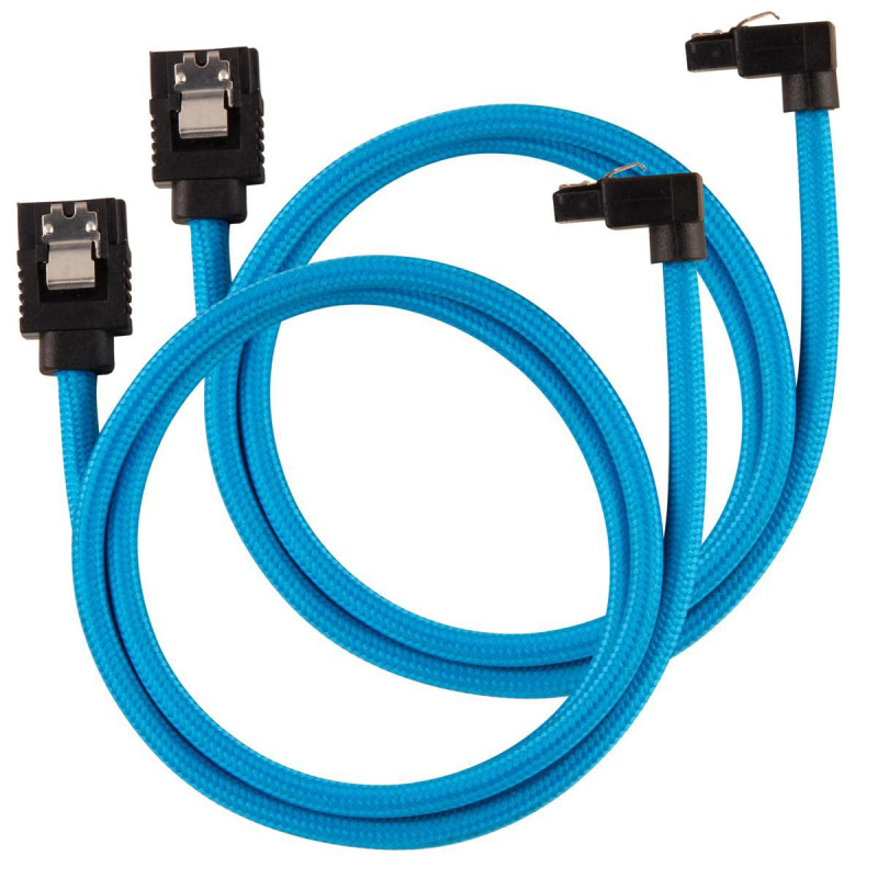 Sata Cable 0.6 M Black, Blue