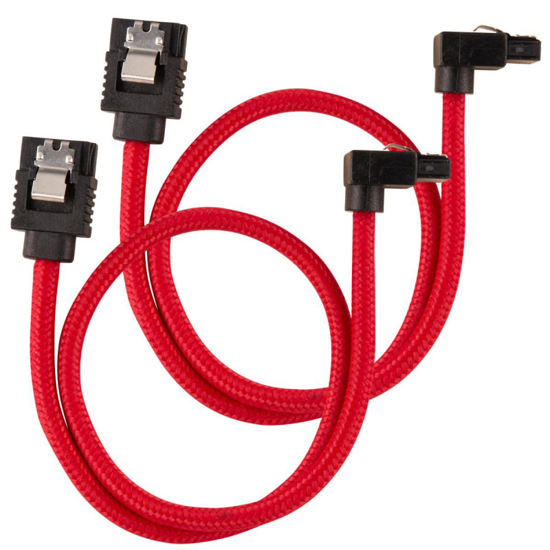 Sata Cable 0.3 M Black, Red