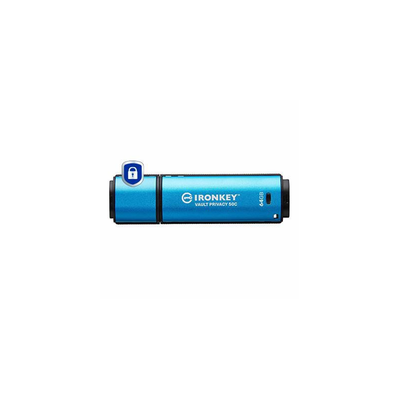 64GB Usb-c Ironkey Vault P 50C AES-256 Encrypted Fips 197 | APLIUM
