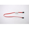 455mm right-angled SATA cable