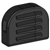 Rubberfriction pad, short
