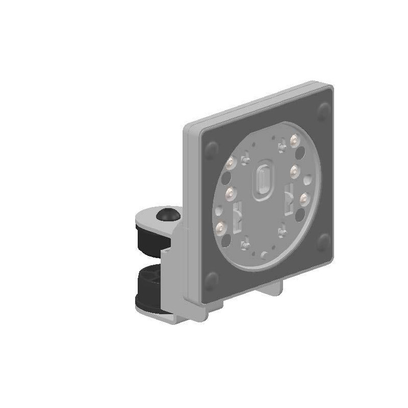 Arm mounted display head for