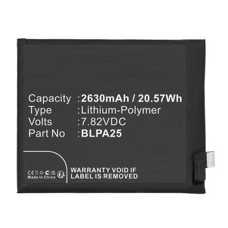 Battery 7.82V 2630mAh 20.57Wh | APLIUM