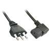 Lindy 30346 - 2m IT to C13 Angled Mains | APLIUM