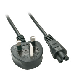 2m UK 3 Pin to C5 Mains | APLIUM
