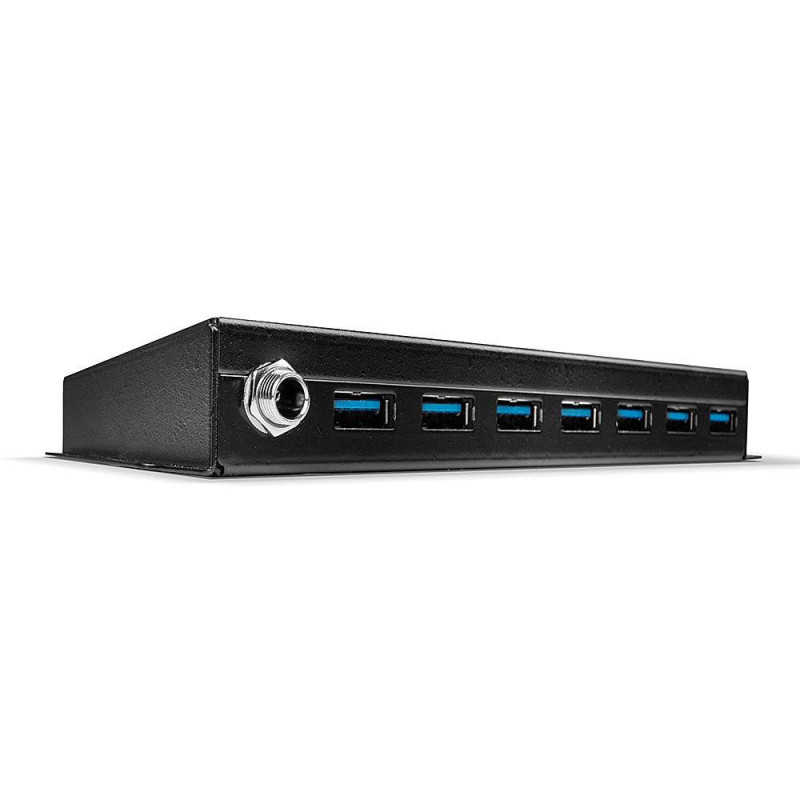 Lindy 43128 hub de interfaz 5000 Mbit/s Negro | APLIUM