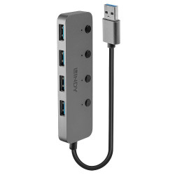 4 Port USB 3.0 Hub with | APLIUM