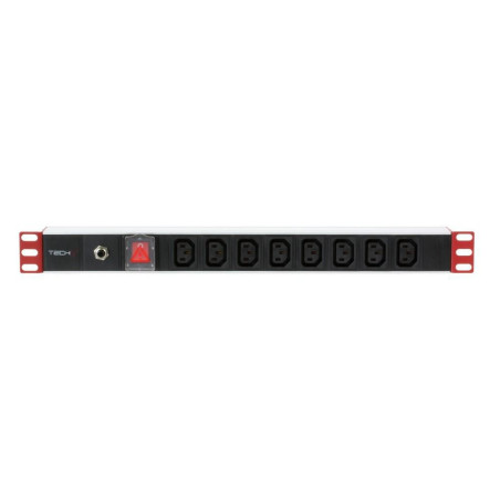 Rack 19" Power Strip 1U 8