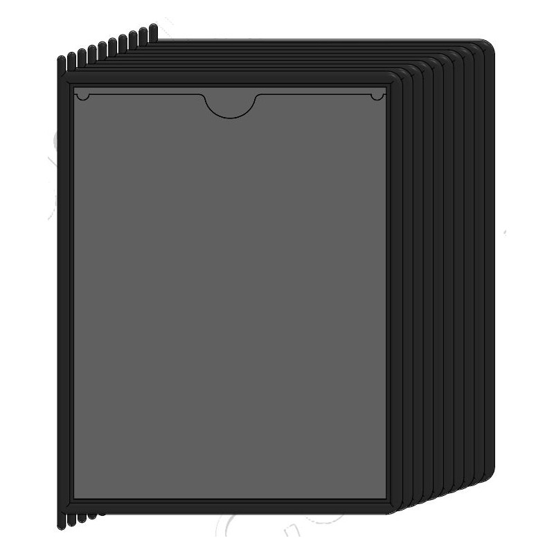 Separate PLU pockets -BLACK-