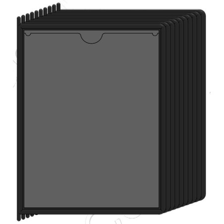 Separate PLU pockets -BLACK-