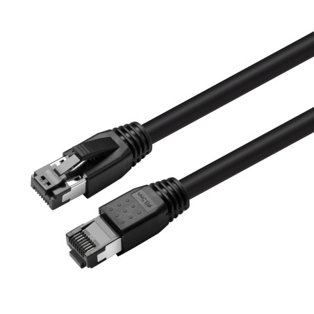 CAT8.1 S/FTP 1m Black LSZH