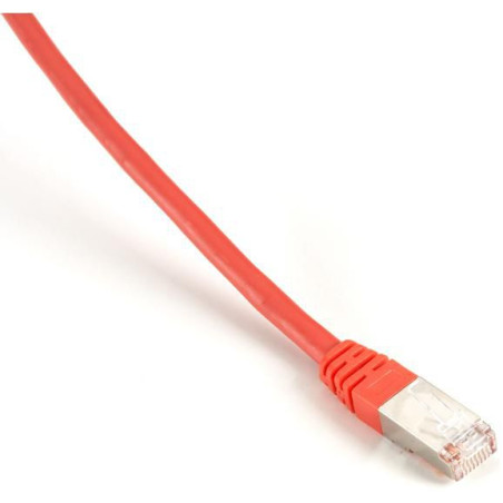 CAT6 SHLD CBL RED 10' 24 AWG,