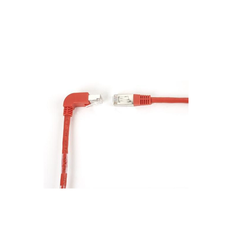 CAT6 90 DWN TO STR SHLD PATCH