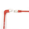 CAT6 90 DWN TO STR SHLD PATCH