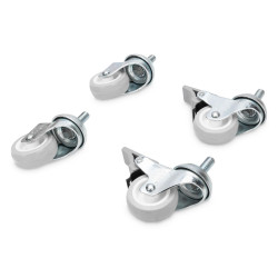 Lockable castors for standard