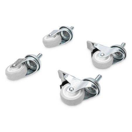 Lockable castors for standard