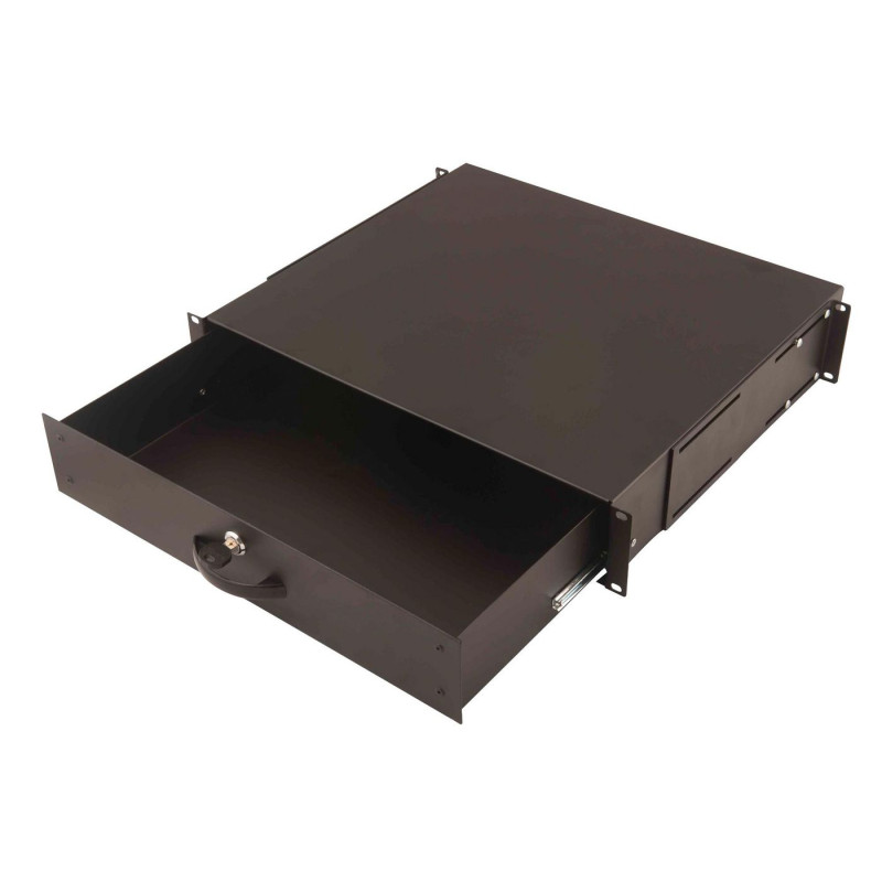 2U lockable drawer
