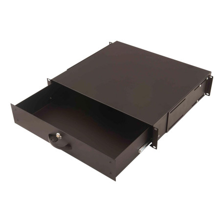 2U lockable drawer