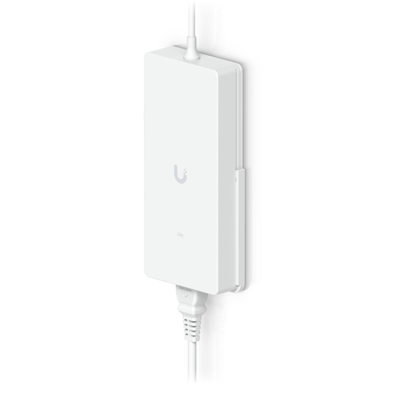 An AC power adapter delivers