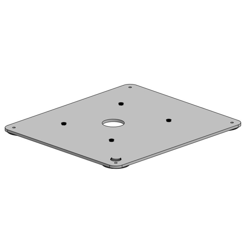 Base plate for counter