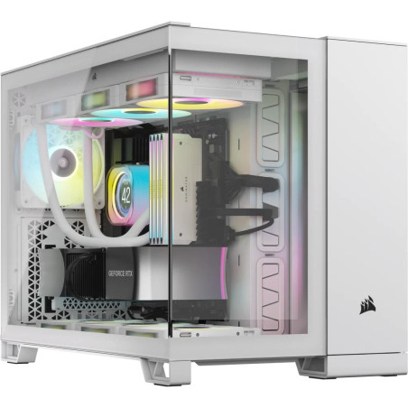 2500X Rgb Micro Tower White