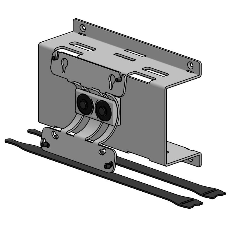 HP Wall mount with SpacePole