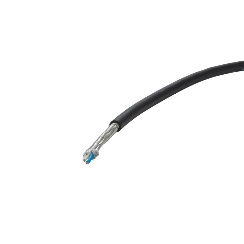 Microphone cable 2 pair Black