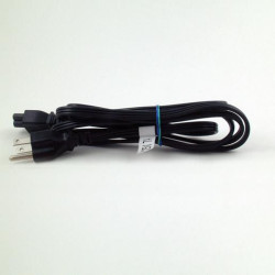 Ac Power Line,3 Pin,Blk,1.83M